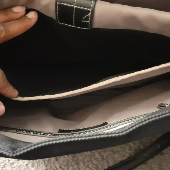 Samsonite shoulder work black laptop bag black multipockets, durable laptop - Picture 11 of 12